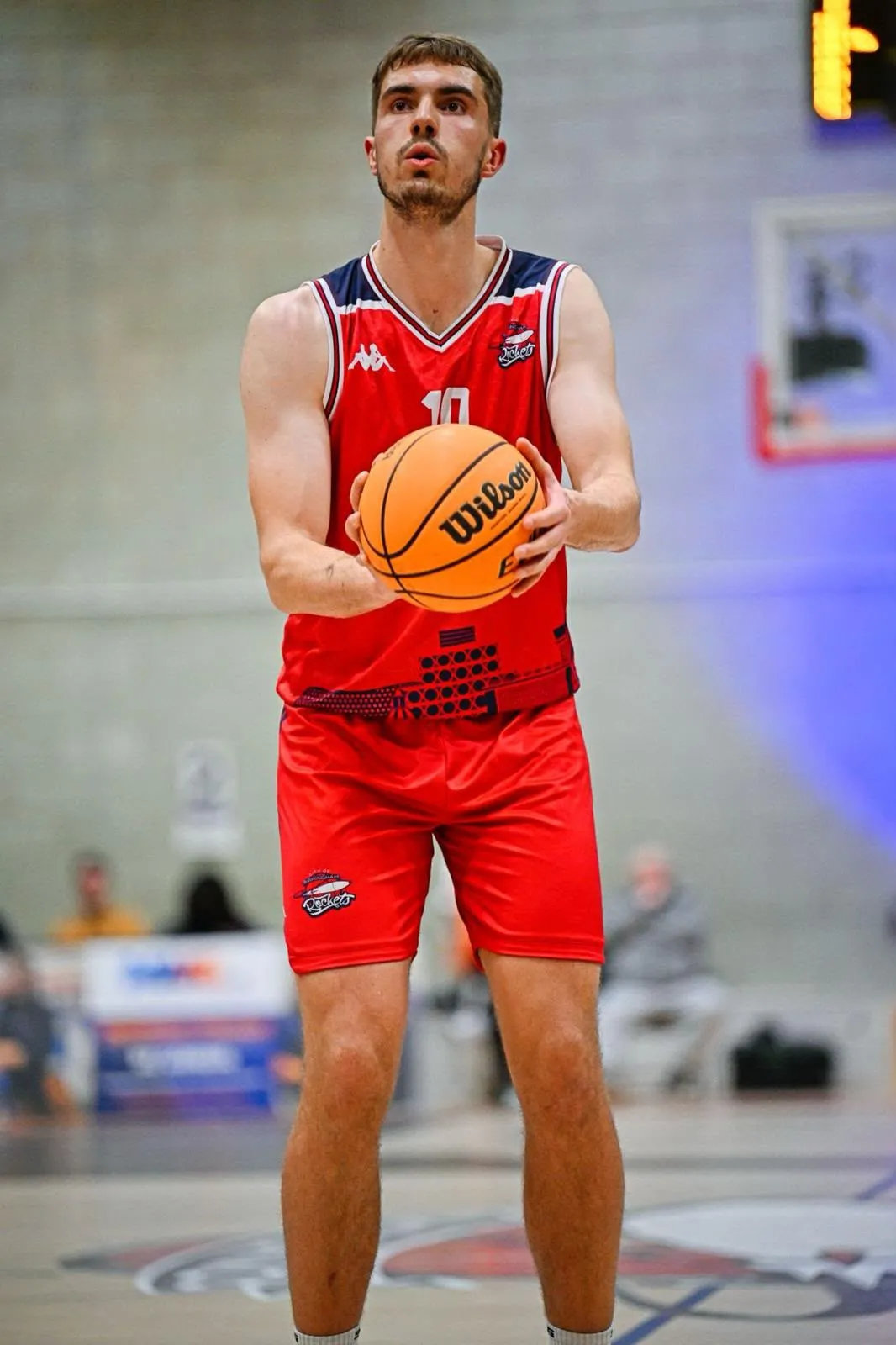 Ben Tew lining up a free throw
